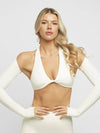 ZASUWA Female Super Twist Thumbhole Cropped Top
