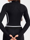 ZASUWA Female Fishnet Zipper Jacket