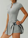 ZASUWA Female Corset Zipper 2 in 1 Quick-dry Dress