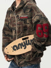 ZASUWA Feamle Pocket Camouflage Hoodie