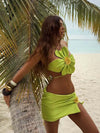 ZASUWA Female Flower 3-Pieces Bikini Set
