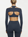 ZASUWA Female Super Twist Thumbhole Cropped Top