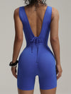 ZASUWA Female Unique Backless High Elastic Romper