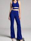 ZASUWA Female Sexy Hollow Out Push-up Flare Tracksuit