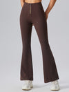 ZASUWA Female Sexy Denim Zipper Flare Leggings