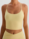 ZASUWA Female Cross Back U Collar Tank