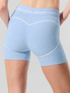 ZASUWA Female Contrast Color Push-lift Leggings