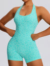 ZASUWA Female Leopard Print Hollow Out Romper