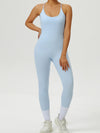 ZASUWA Female Backless U Collar Jumpsuit