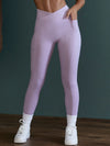 ZASUWA Female Super Sexy Vshape Waist Pocket Scrunch Bum Leggings