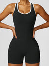 ZASUWA Female Unique Contrast Color Hollow Out Romper