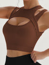 ZASUWA Female Sexy Hollow Out Ribbed Quick Dry Tank