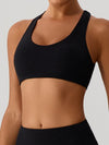 ZASUWA Female Contrast Color Stripes Sports Bras
