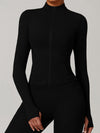 ZASUWA Female Zipper Pocket Thumbhole Jacket