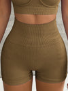ZASUWA Female Ribbed Push-up Short Tracksuit
