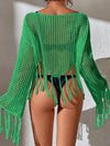 ZASUWA Female Sexy Fishnet Without Bikini Set Swimwear Cover-up