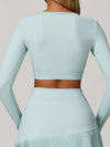 ZASUWA Female Sexy Hollow Out Long Sleeves