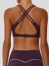 ZASUWA Female Contrast Color Stripes Sports Bras
