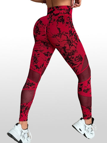 ZASUWA Female Fishnet Print Hot Booty Leggings
