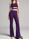 ZASUWA Female Sexy Hollow Out Push-up Flare Tracksuit