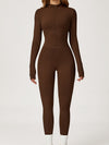 ZASUWA Female Sexy Zipper Corset Fleece Jumpsuit