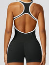 ZASUWA Female Unique Contrast Color Hollow Out Romper