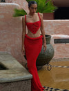 ZASUWA Female Sexy Fishnet 2-Pieces Cover-up Without Bikini