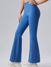 ZASUWA Female Sexy Denim Zipper Flare Leggings
