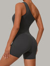 ZASUWA Female Solid Color Cutout Romper