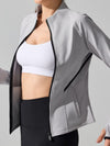 ZASUWA Female Fleece Zipper Thumbhole Jacket