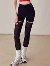 ZASUWA Female Super Sexy Mesh Cutout Hip-lift Leggings