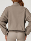 ZASUWA Female Zipper Pocket Casual Hoodie