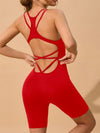 ZASUWA Female Cross Back Short Romper