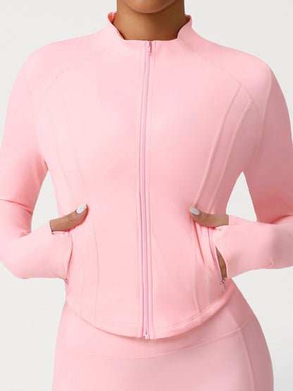 Basic Zipper Pocket Jacket