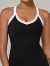ZASUWA Female Contrast Color Stripe Tank