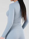 ZASUWA Female Basic Zipper Stand Collar Jacket