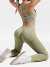 ZASUWA Female Denim Deep V Back Tracksuit