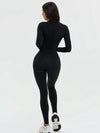 🖤ZASUWA Female Special Waist-tightening and Hip-lifting Curve Design Zipper Jumpsuit