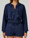 ZASUWA Female Feleece Pocket Casual Zipper Hoodie