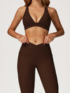ZASUWA Female V Collar Cross Back V shape-waist Tracksuit