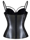 Lace PU Faux Leather Corset Shapewear