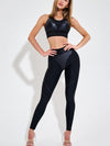🖤ZASUWA Female Fly Eye Contrast Color High-rise Leggings