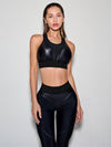 ZASUWA Female Fly Eye Contrast Color High-rise Sportswear