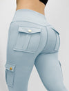 ZASUWA Female Pocket High-rise Cargo Style Leggings