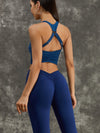 ZASUWA Female Deep V-Back Scrunch Bum Short Tracksuit