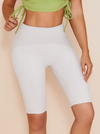 ZASUWA Female Drawstring Sexy Cutout Sports Short Tracksuit