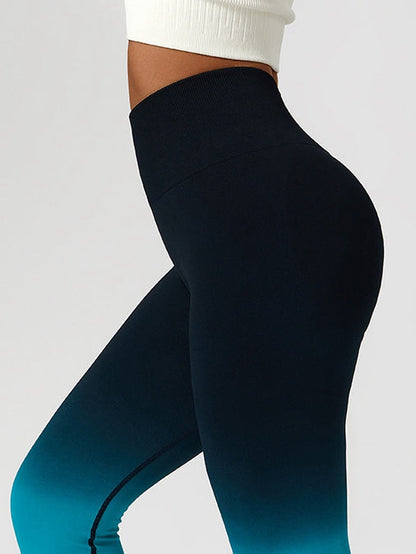 Fantasy Apple Plump Ombre Scrunch Bum Seamless Leggings