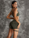 ZASUWA Female Unique Cut Out Pocket Mesh Scrunch Bum Sportswear
