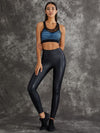 ZASUWA Female High Impact Shockproof Faux Leather Leggings