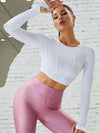 ZASUWA Female Sexy Stylish Hollow Out PU High Waist Thumbhole Leggings